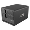 Докинг станция Orico 2 x HDD 3.5" Aluminium Black Storage Case 9528U3 Докинг станция Orico 2 x HDD 3.5" Aluminium Black Storage Case 9528U3